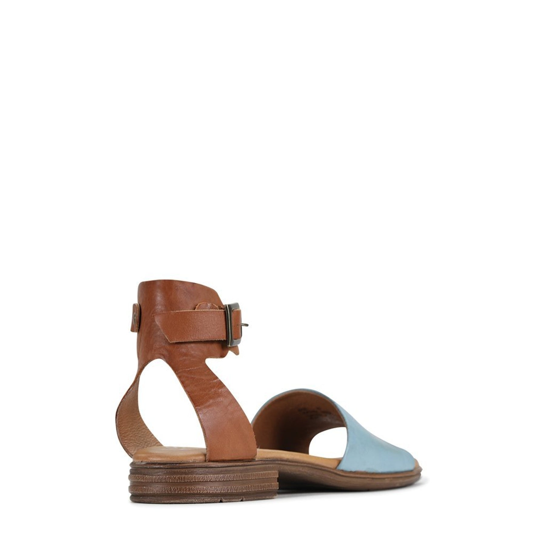 ILOS - EOS Footwear - Ankle Strap Sandals #color_Mustard/brandy