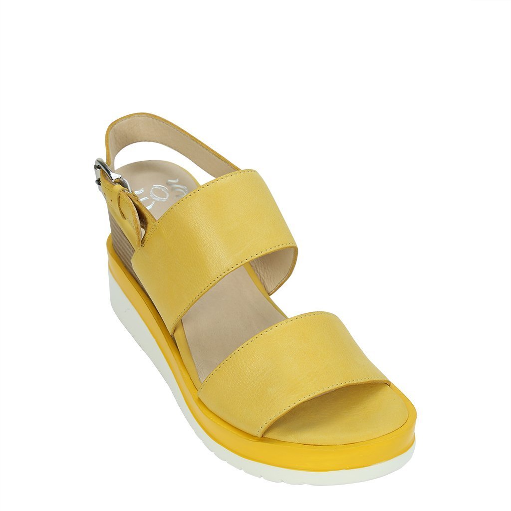 JADE - EOS Footwear - Sling Back Sandals #color_yellow