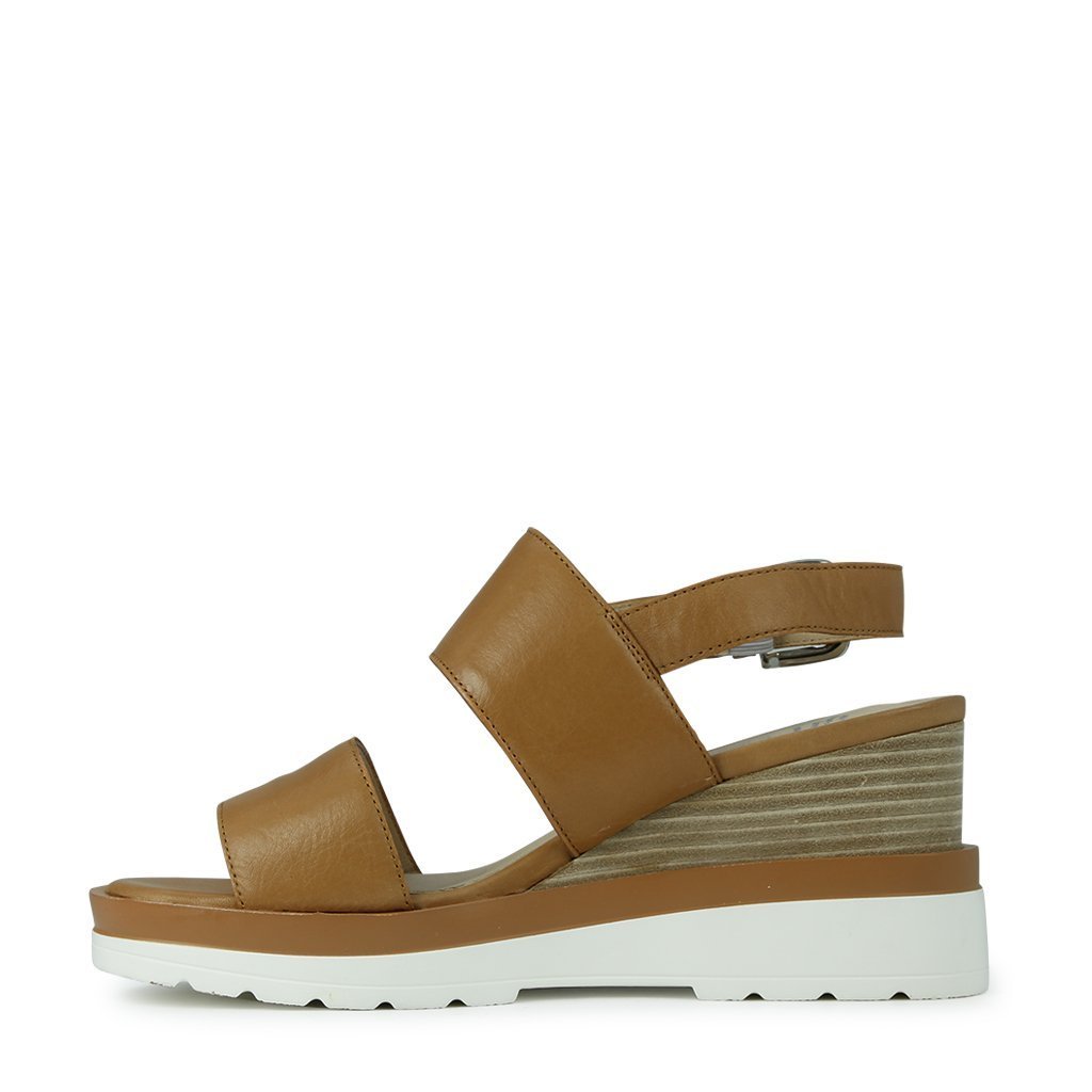 JADE - EOS Footwear - Sling Back Sandals #color_dark tan