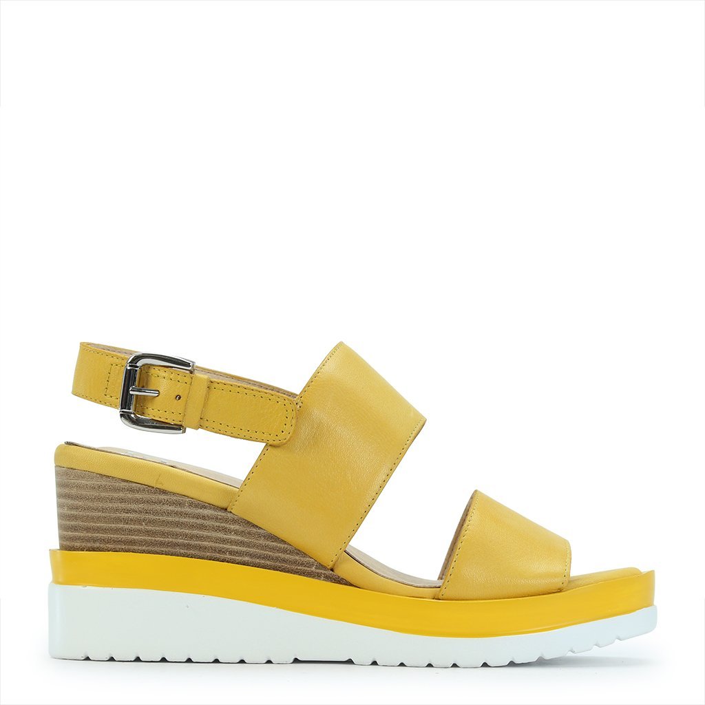 JADE - EOS Footwear - Sling Back Sandals #color_yellow