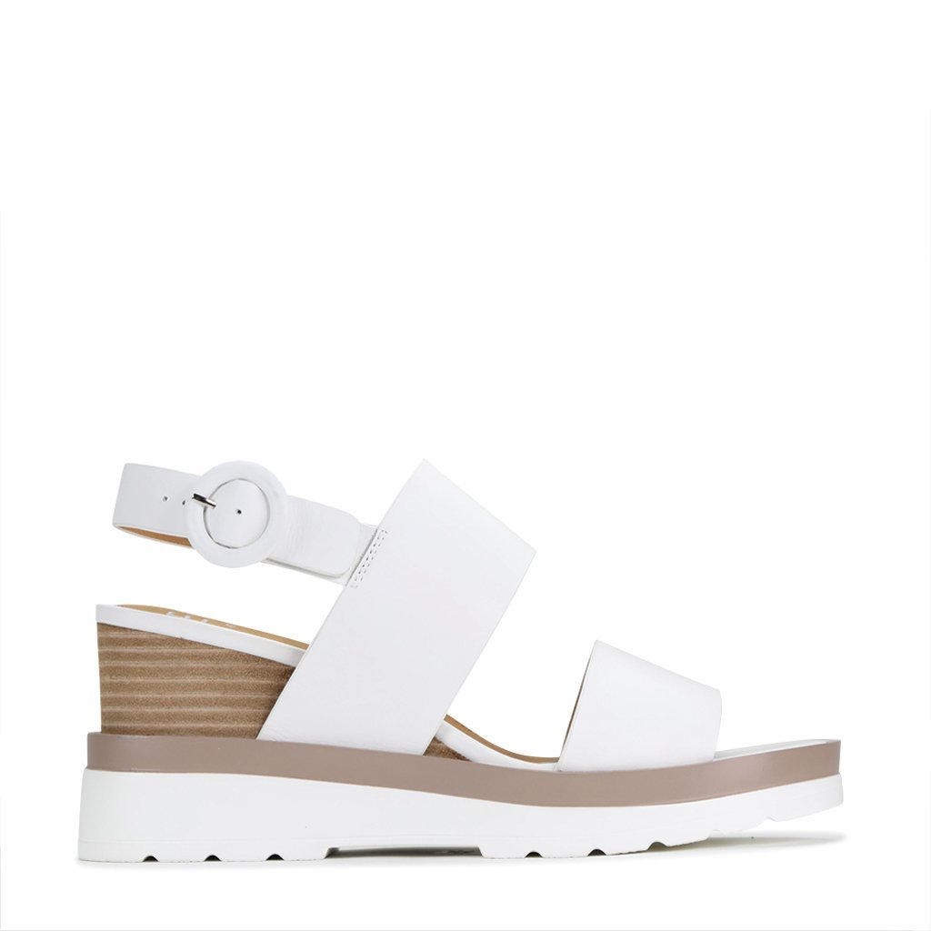 JADES - EOS Footwear - Sling Back Sandals #color_White