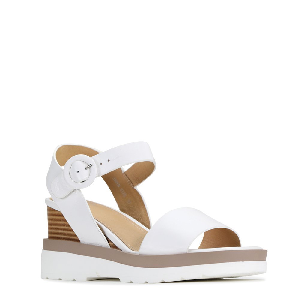JADON - EOS Footwear - Ankle Strap Sandals #color_white