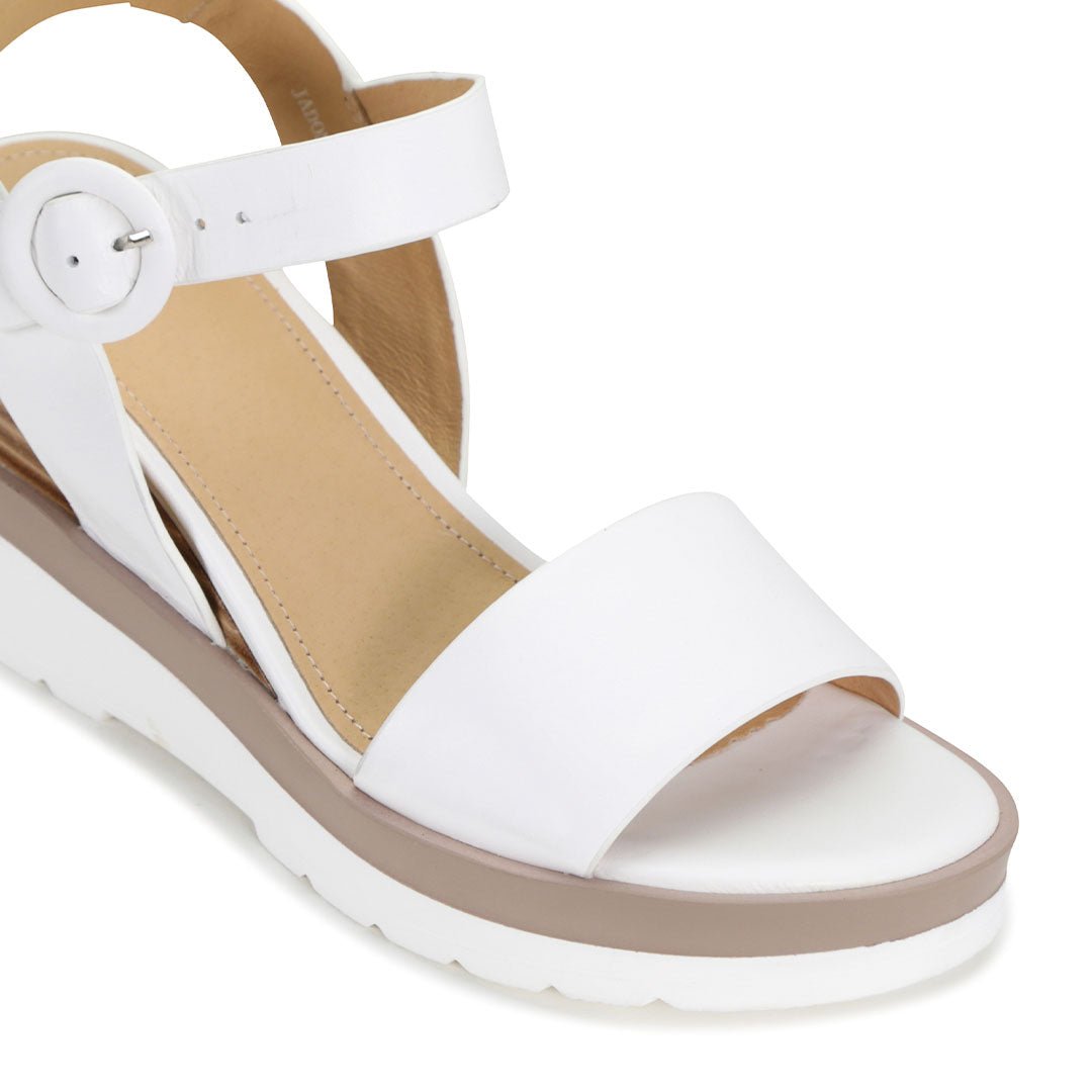 JADON - EOS Footwear - Ankle Strap Sandals #color_white