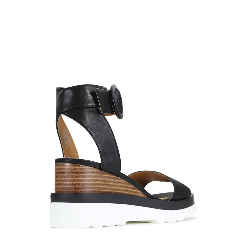 JOEY-2 - EOS Footwear - Ankle Strap Sandals #color_Black