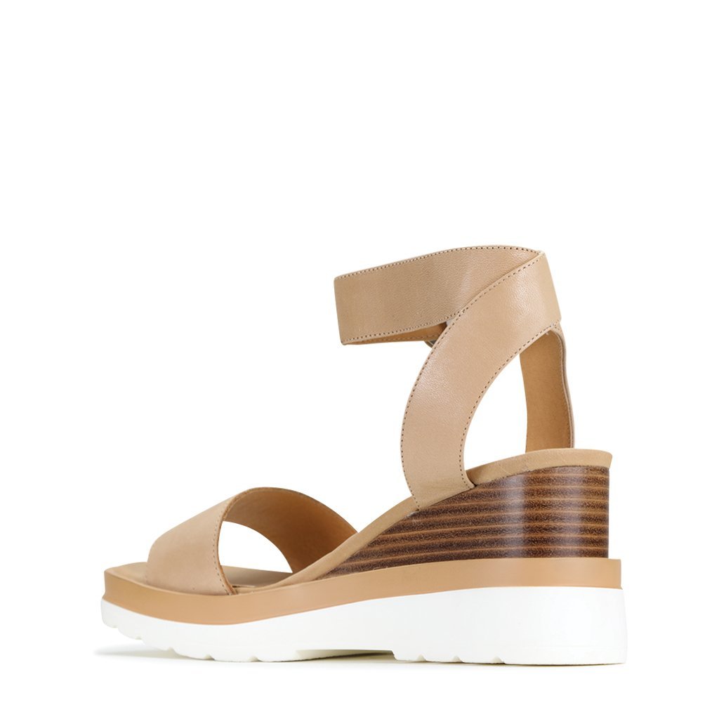 JOEY-2 - EOS Footwear - Ankle Strap Sandals #color_Tan