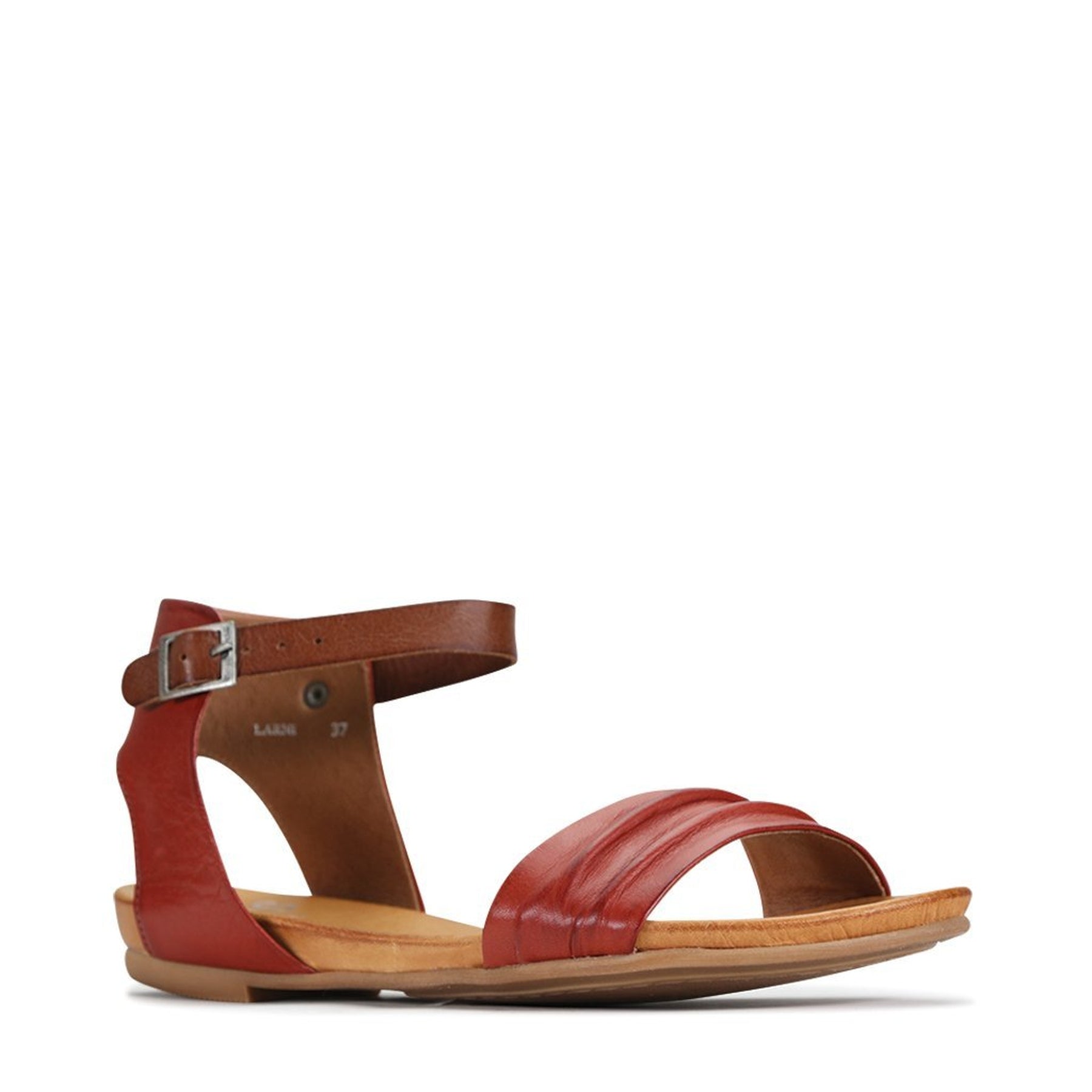 LARNI - EOS Footwear - Ankle Strap Sandals #color_Brick/brandy