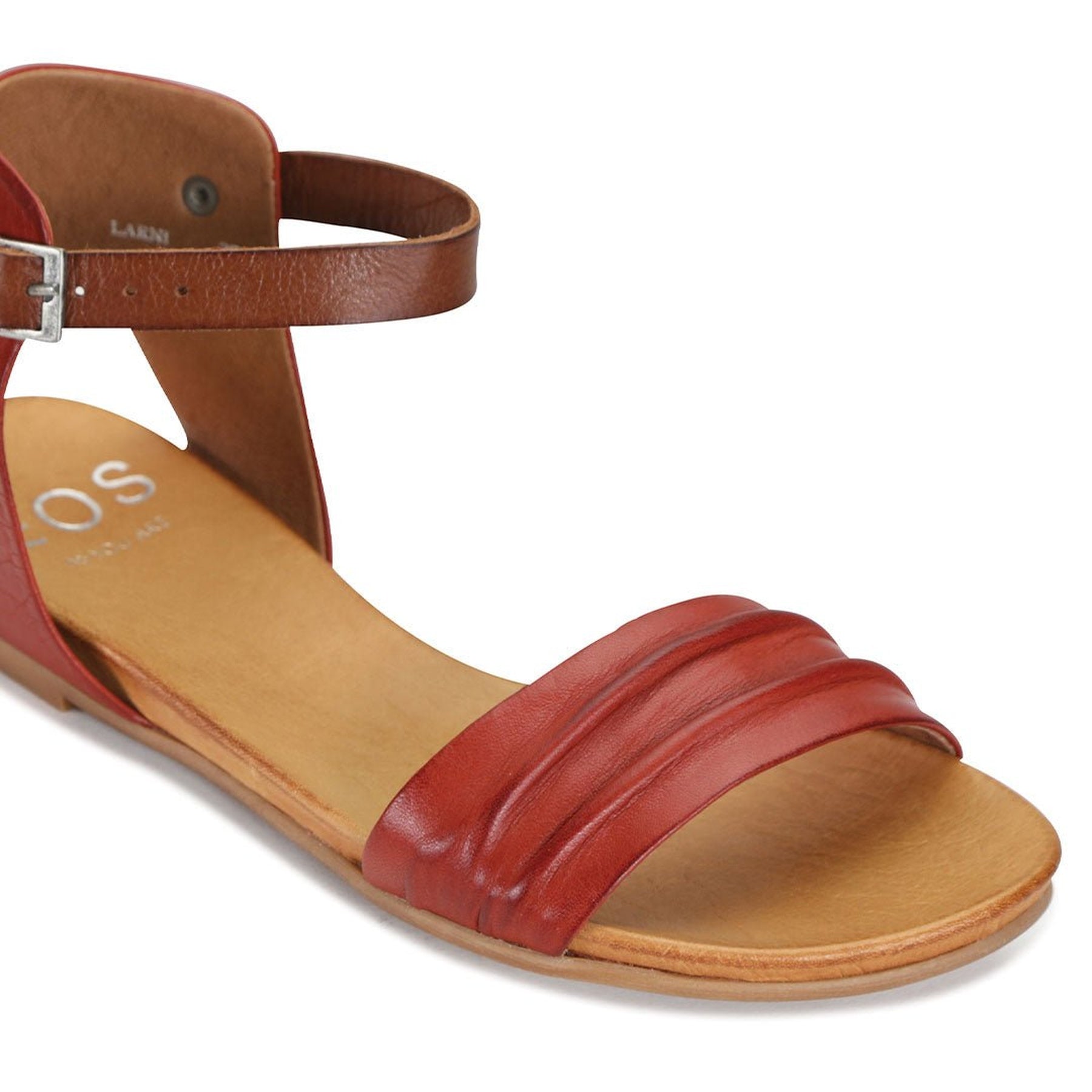 LARNI - EOS Footwear - Ankle Strap Sandals #color_Brick/brandy