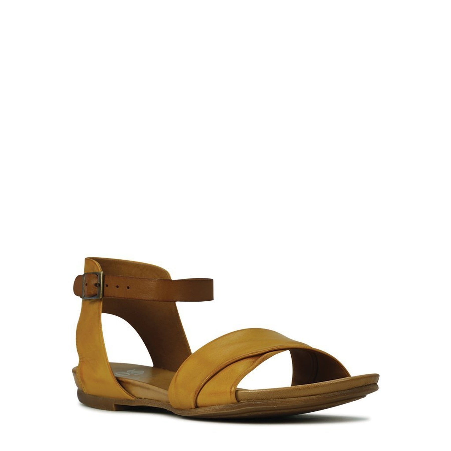 LARNIA - EOS Footwear - Ankle Strap Sandals #color_gold/brandy