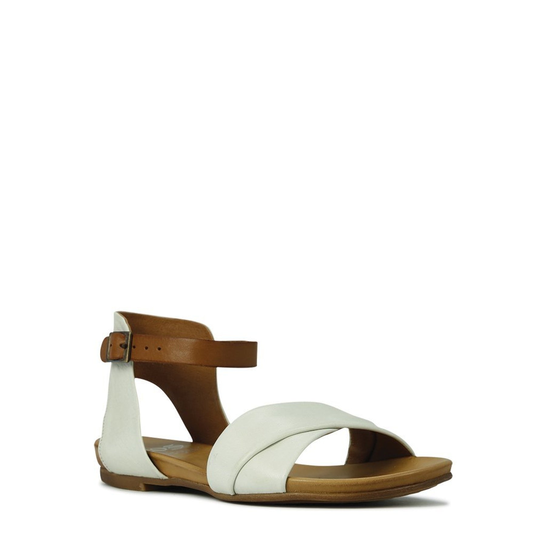 LARNIA - EOS Footwear - Ankle Strap Sandals #color_crm/tan