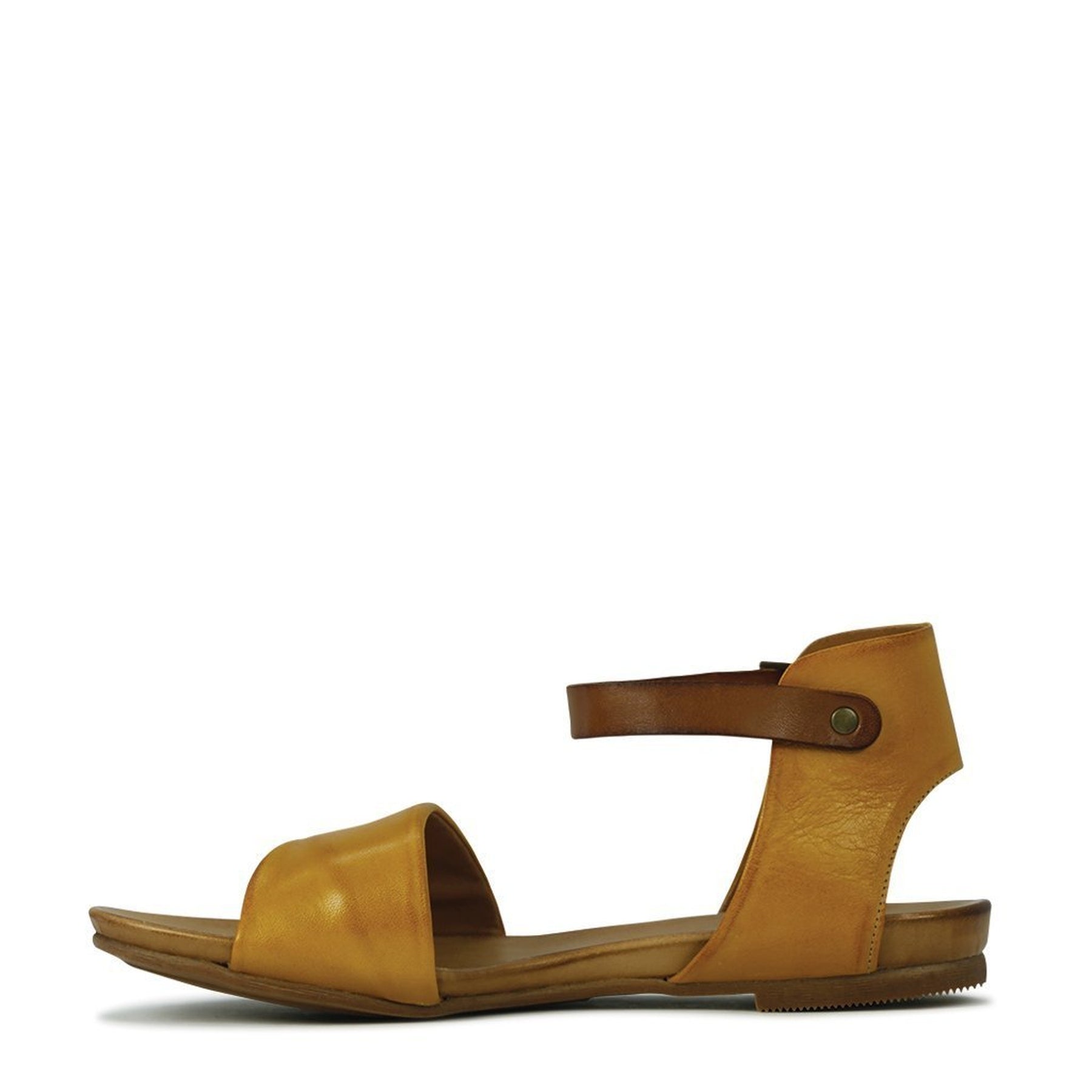 LARNIA - EOS Footwear - Ankle Strap Sandals #color_gold/brandy