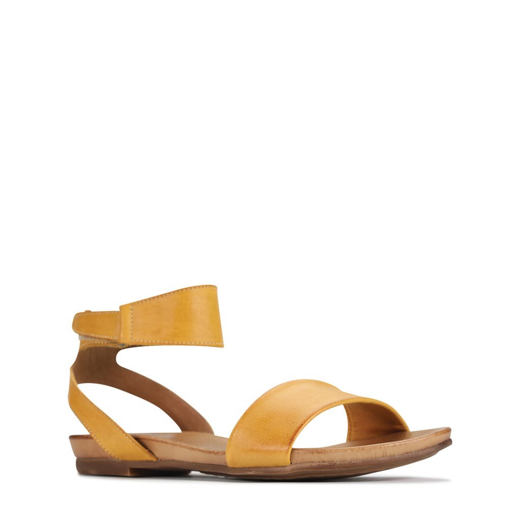 LAUREN - EOS Footwear - Ankle Strap Sandals #color_Gold