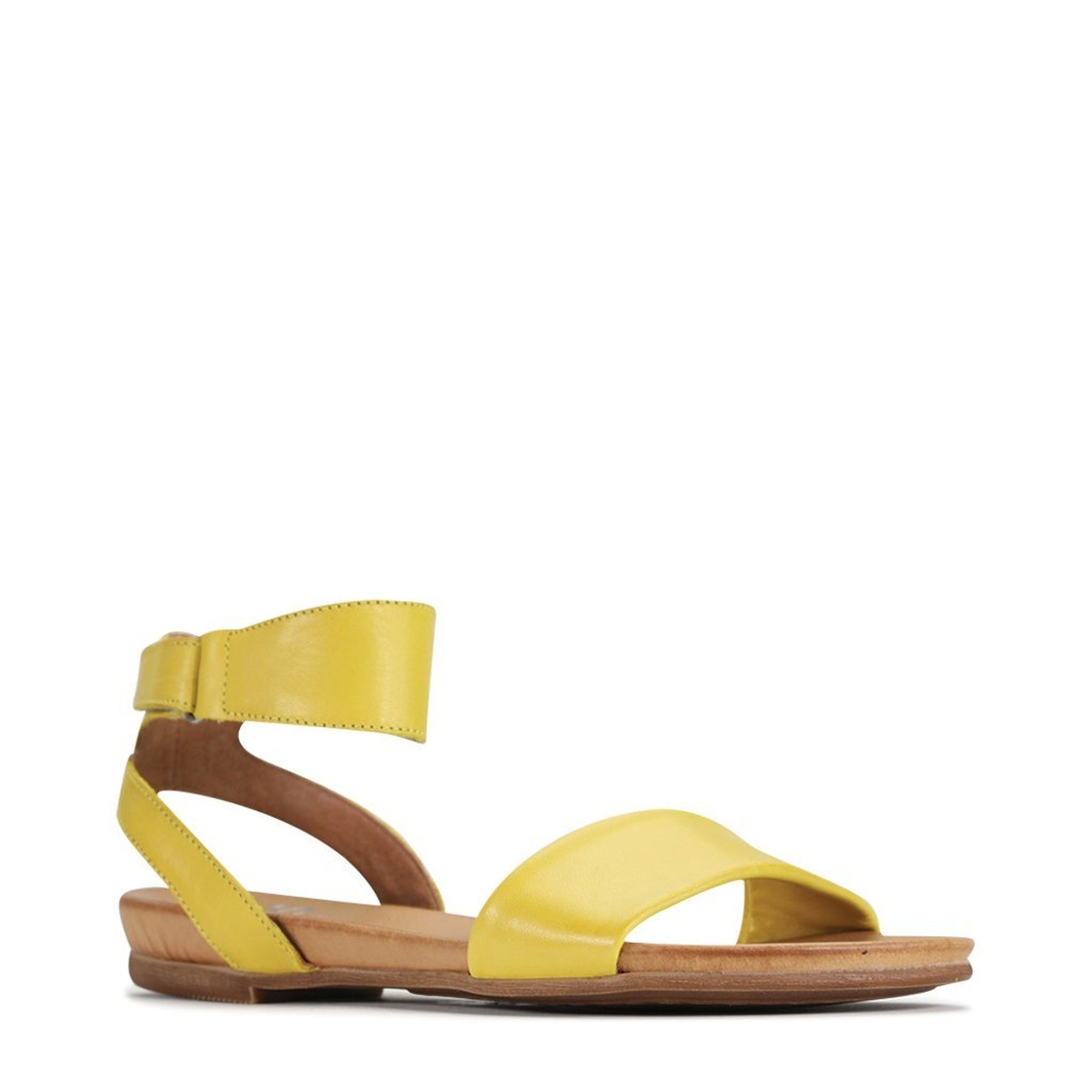 LAUREN - EOS Footwear - Ankle Strap Sandals #color_yellow