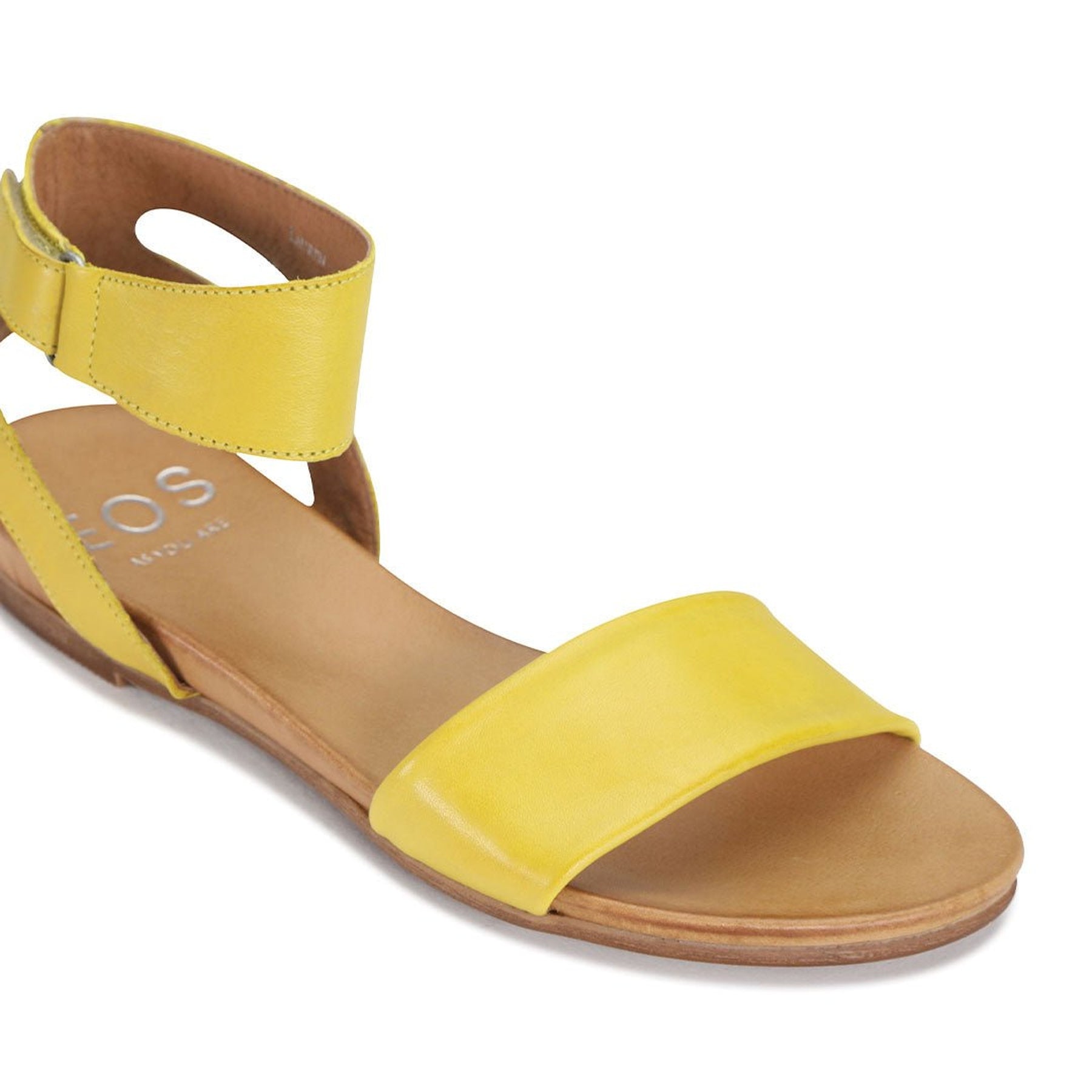 LAUREN - EOS Footwear - Ankle Strap Sandals #color_yellow