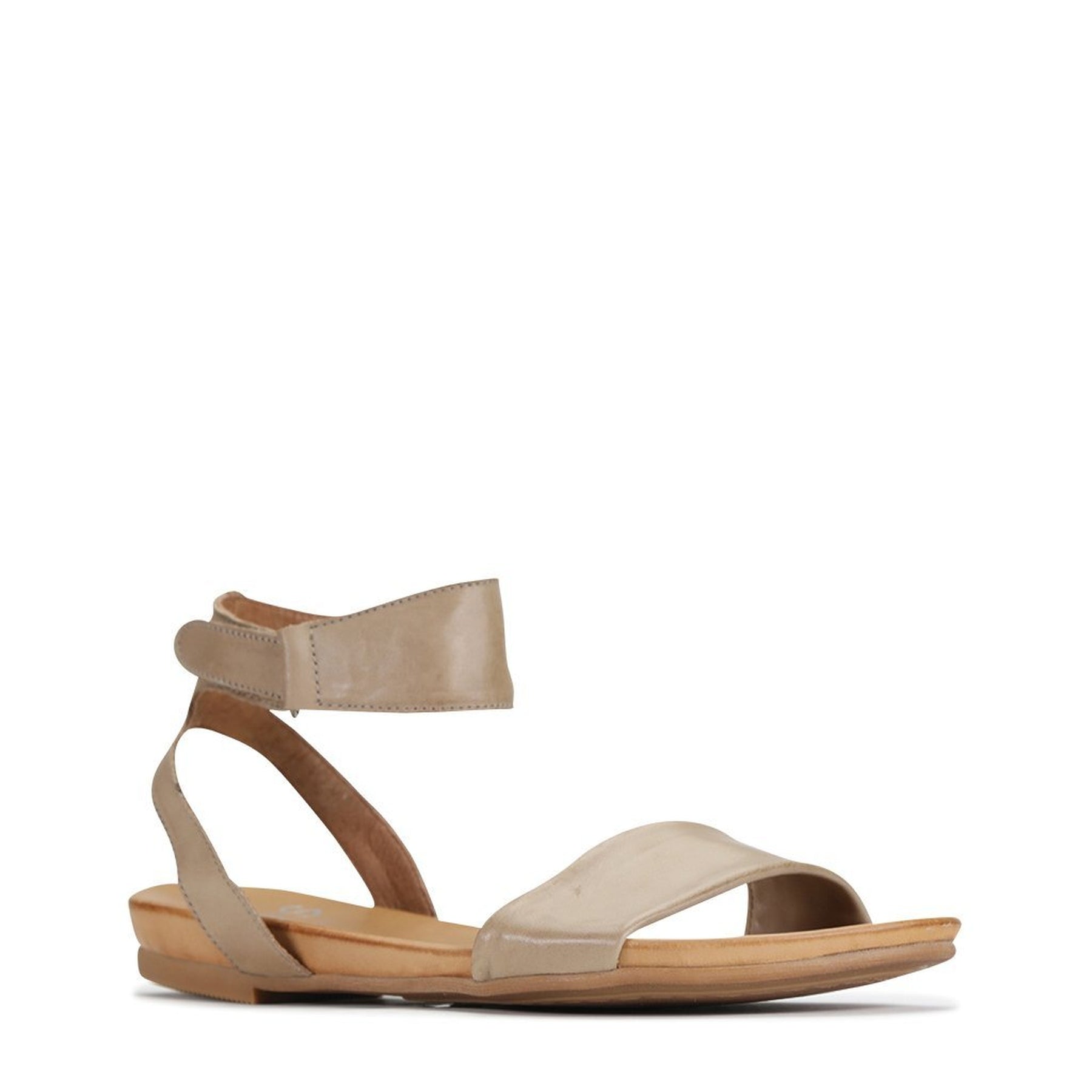 LAUREN - EOS Footwear - Ankle Strap Sandals #color_taupe