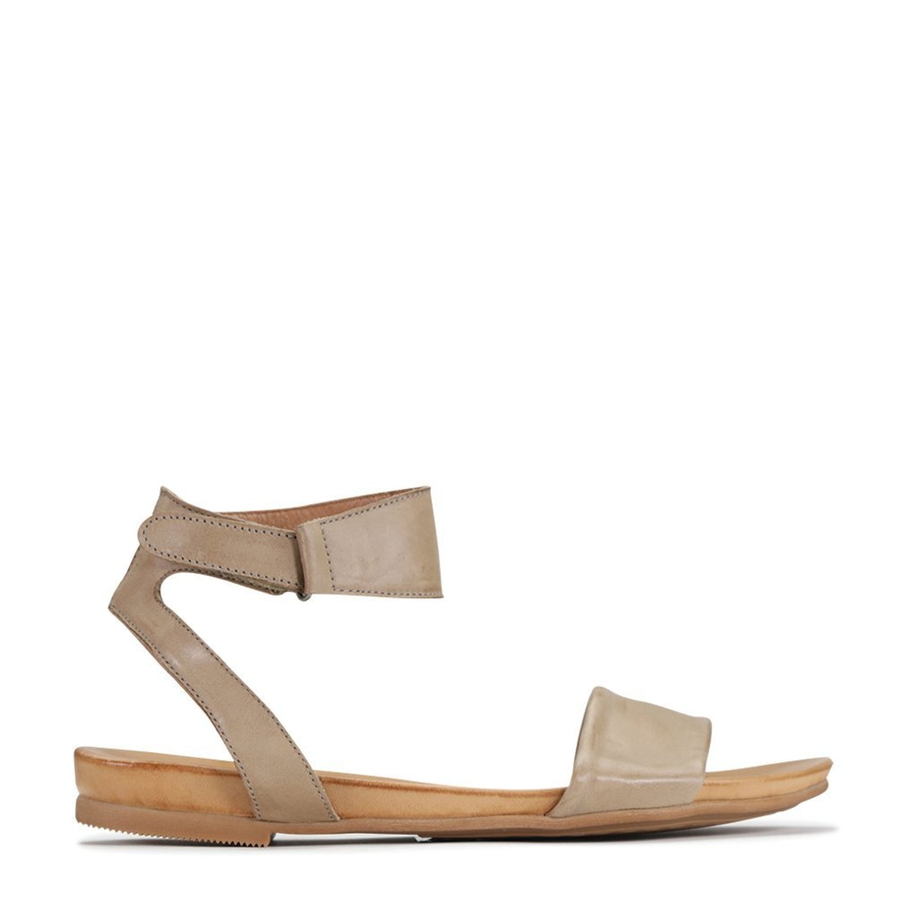 LAUREN - EOS Footwear - Ankle Strap Sandals #color_taupe