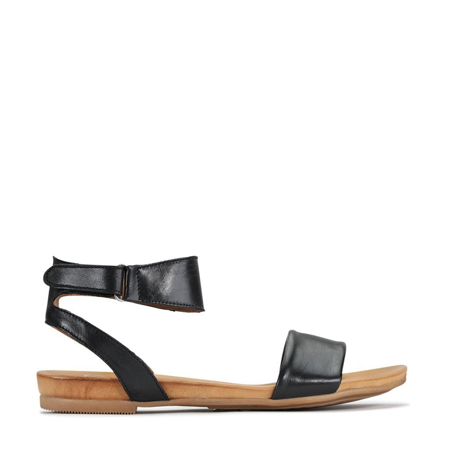 LAUREN - EOS Footwear - Ankle Strap Sandals #color_black