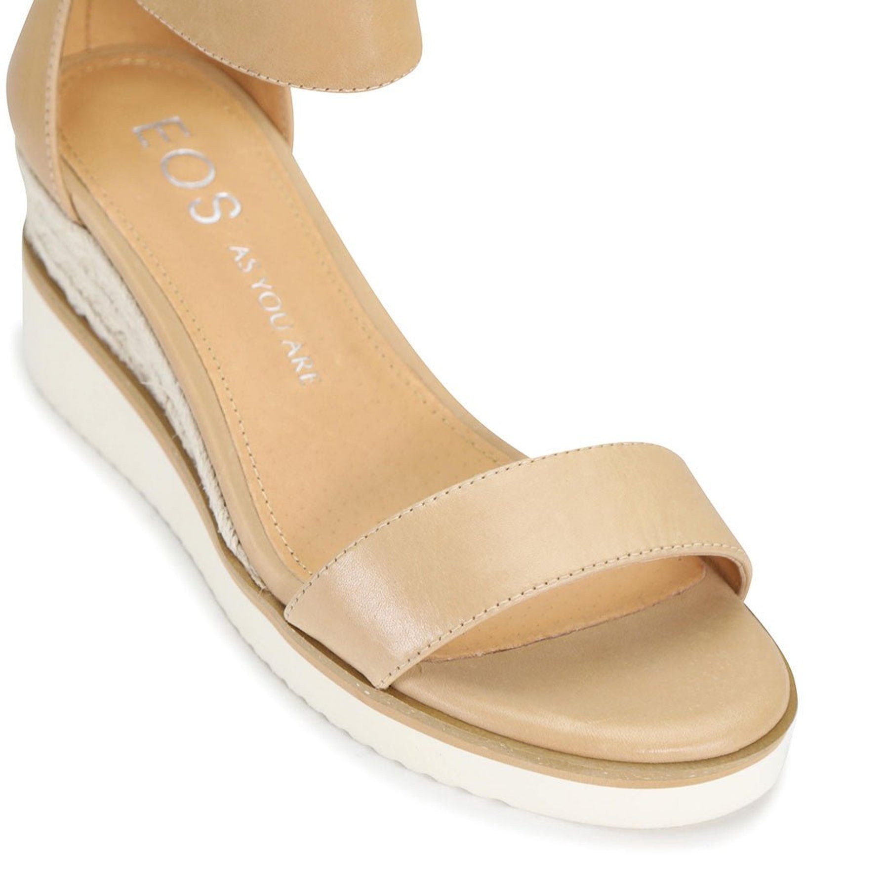 LAZY - EOS Footwear - Ankle Strap Sandals #color_tan