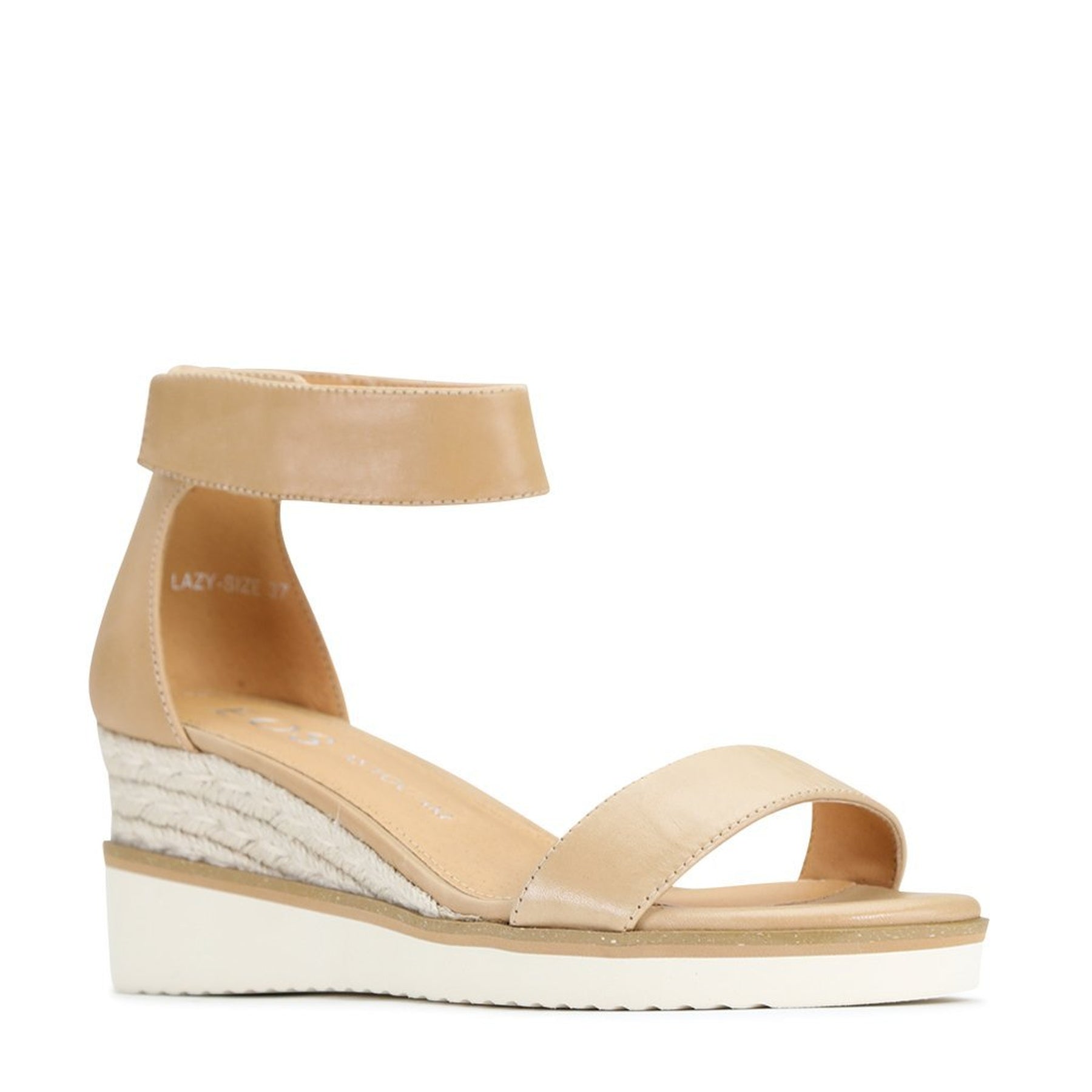 LAZY - EOS Footwear - Ankle Strap Sandals #color_tan