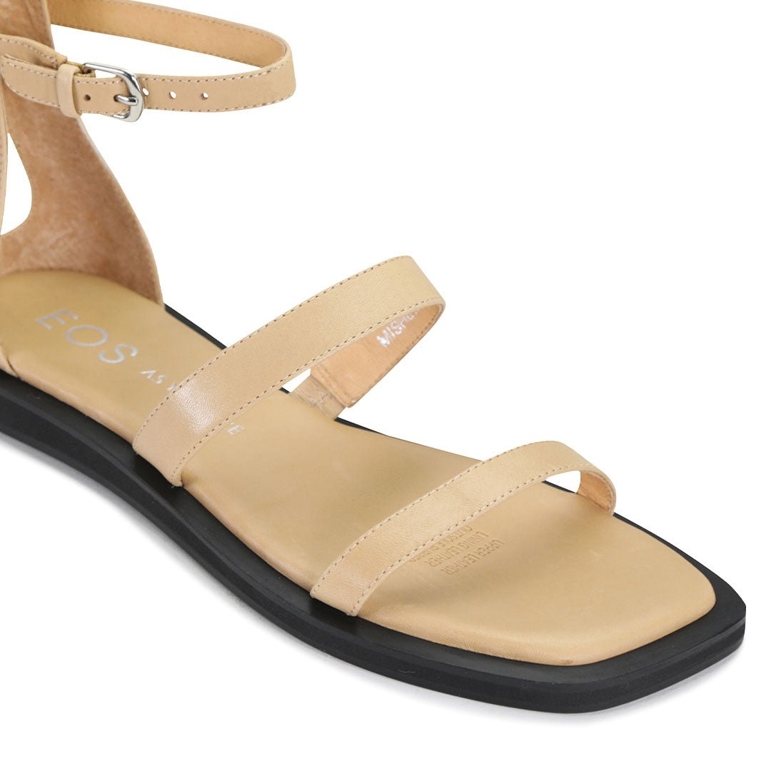 MISHELLE - EOS Footwear - Ankle Strap Sandals #color_Tan