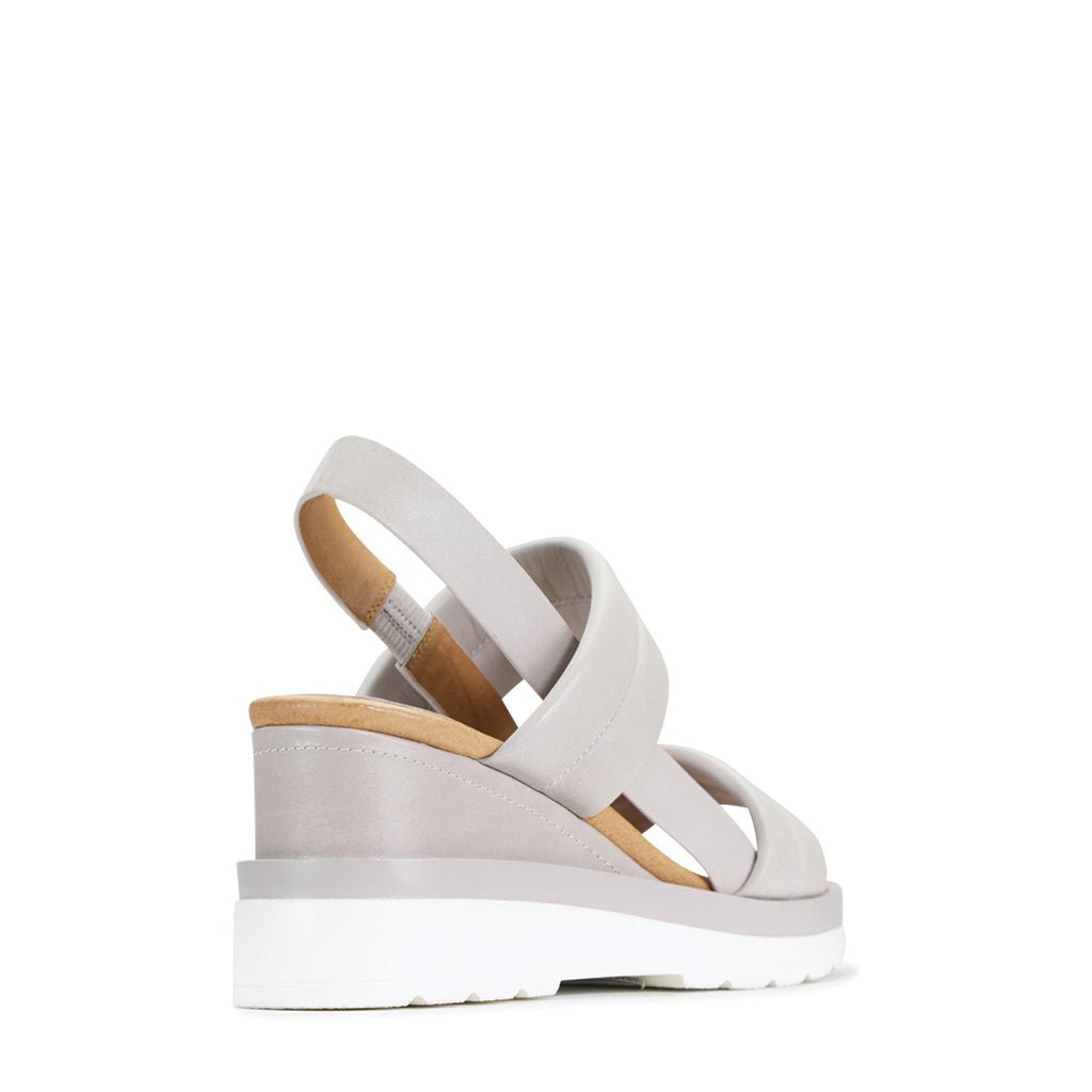 PADDED - EOS Footwear - Sling Back Sandals #color_Stone