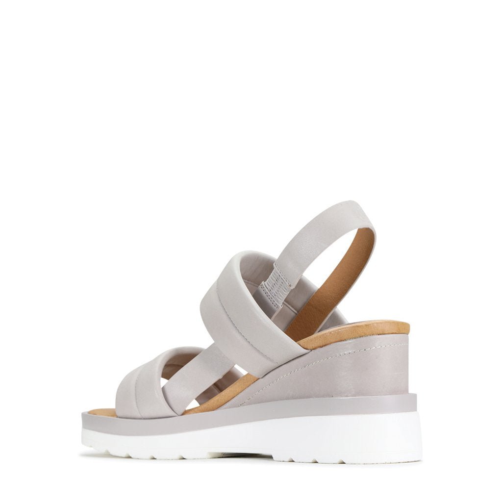 PADDED - EOS Footwear - Sling Back Sandals #color_Stone