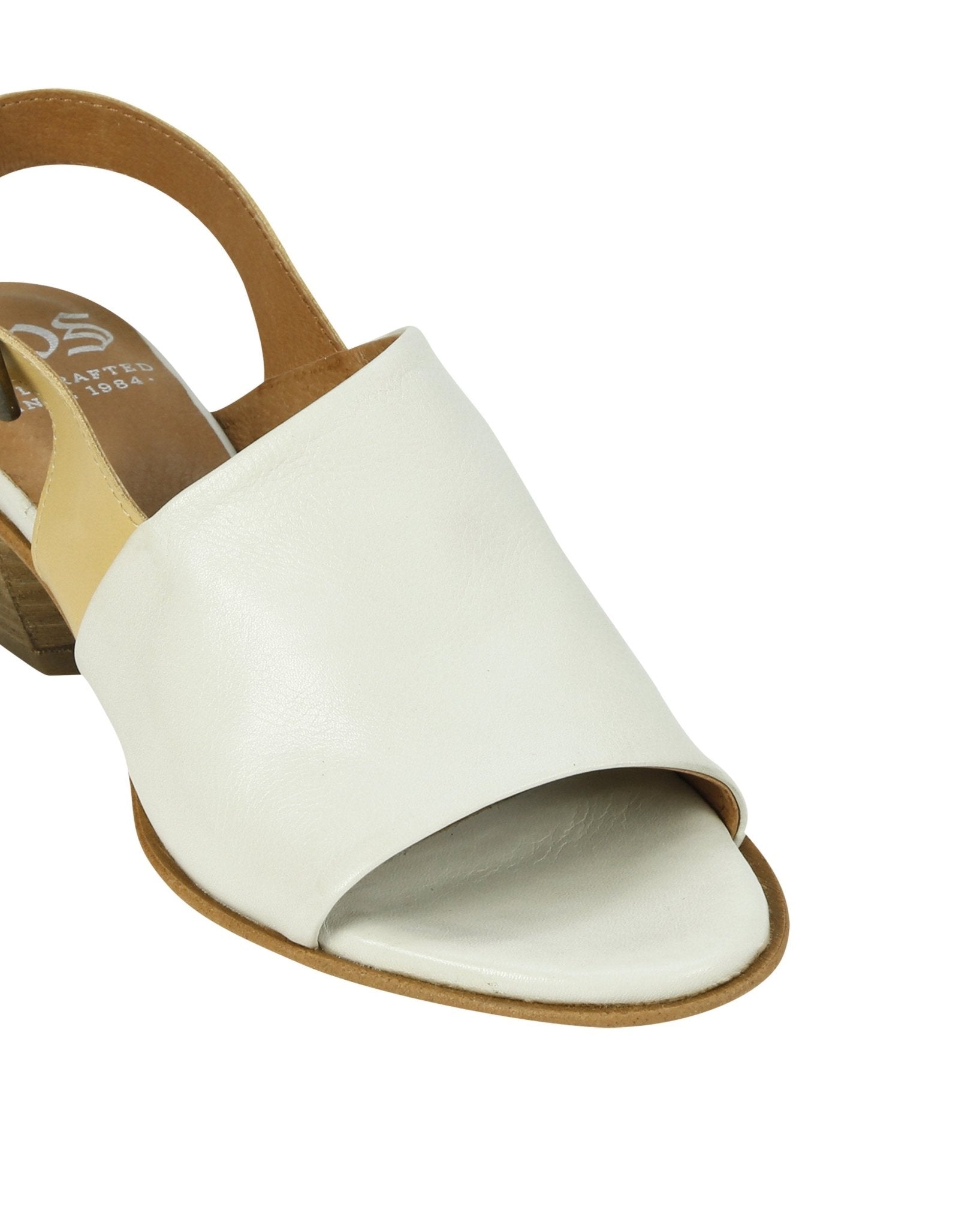 PAOLO - EOS Footwear - Sling Back Sandals #color_Cream/sand