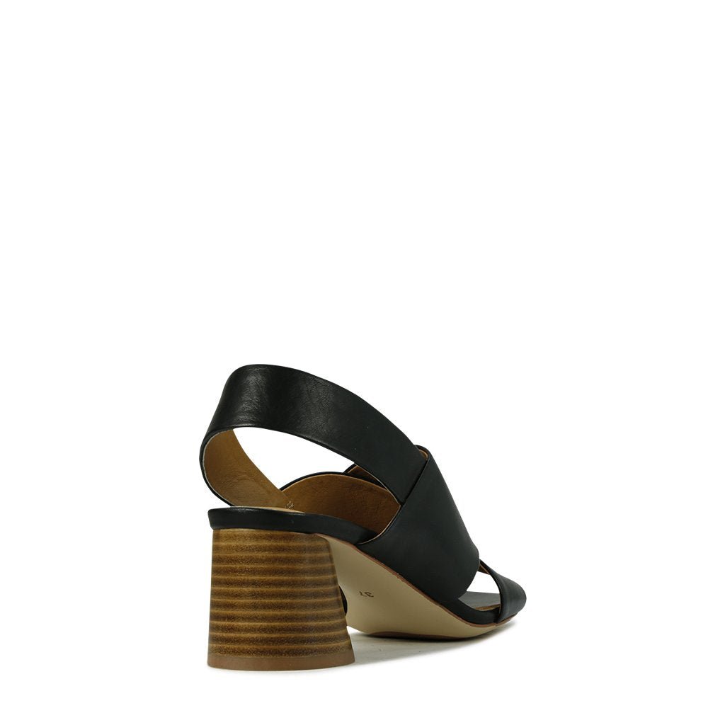 PETAL - EOS Footwear - Sling Back Sandals #color_Black