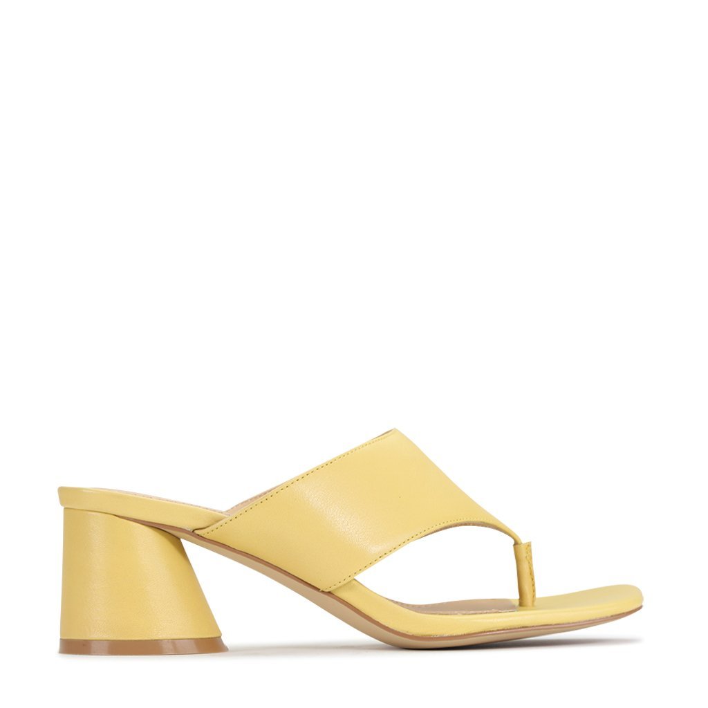 PETITE - EOS Footwear - Sling Back Sandals #color_yellow