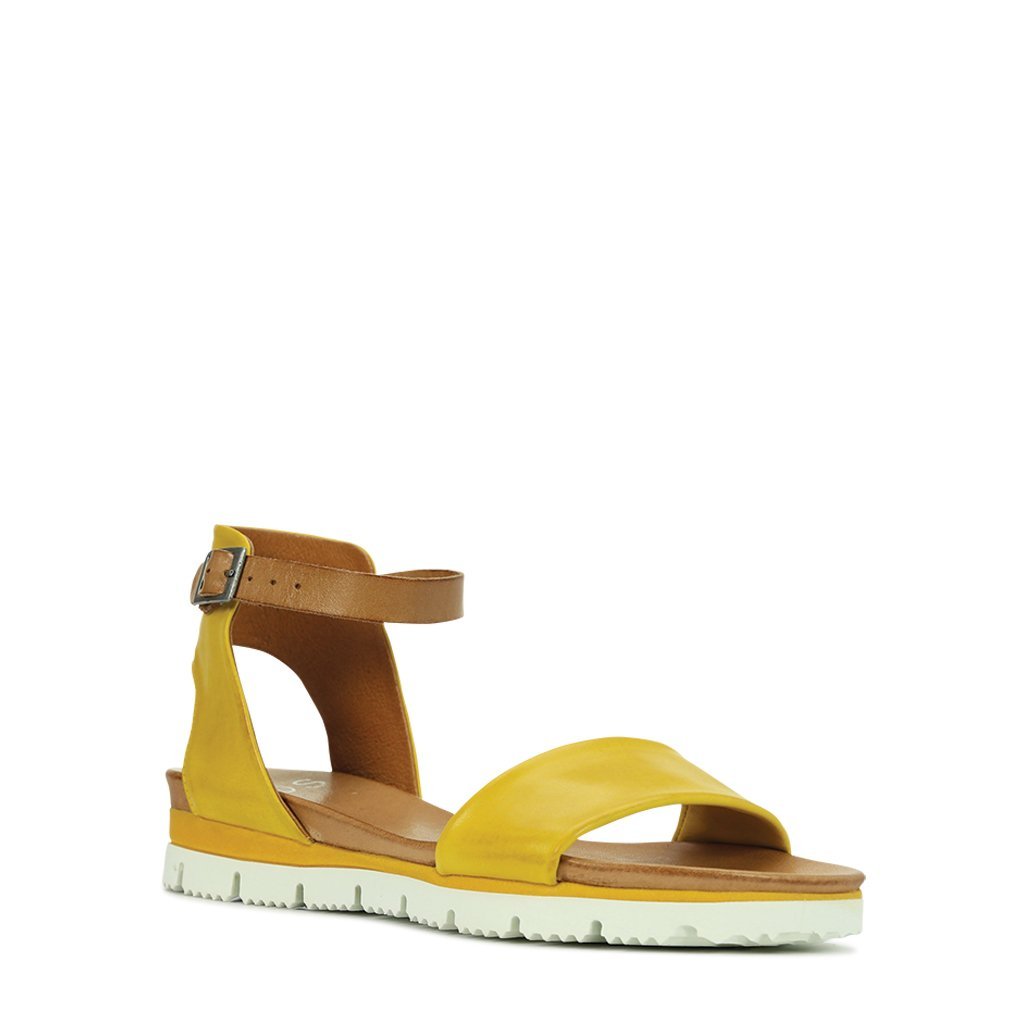 SODA - EOS Footwear - Ankle Strap Sandals #color_yellow