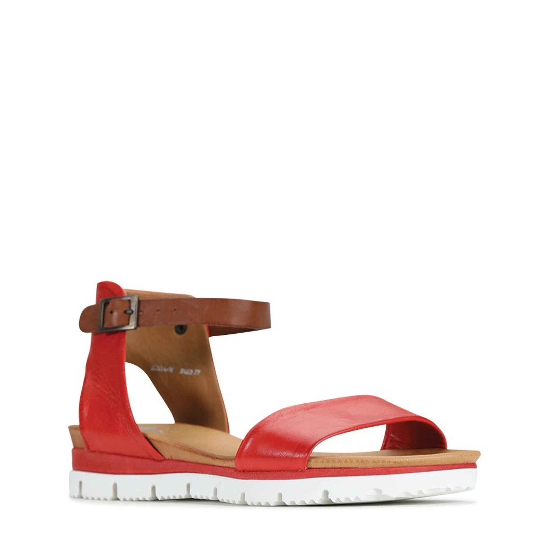 SODA - EOS Footwear - Ankle Strap Sandals #color_red