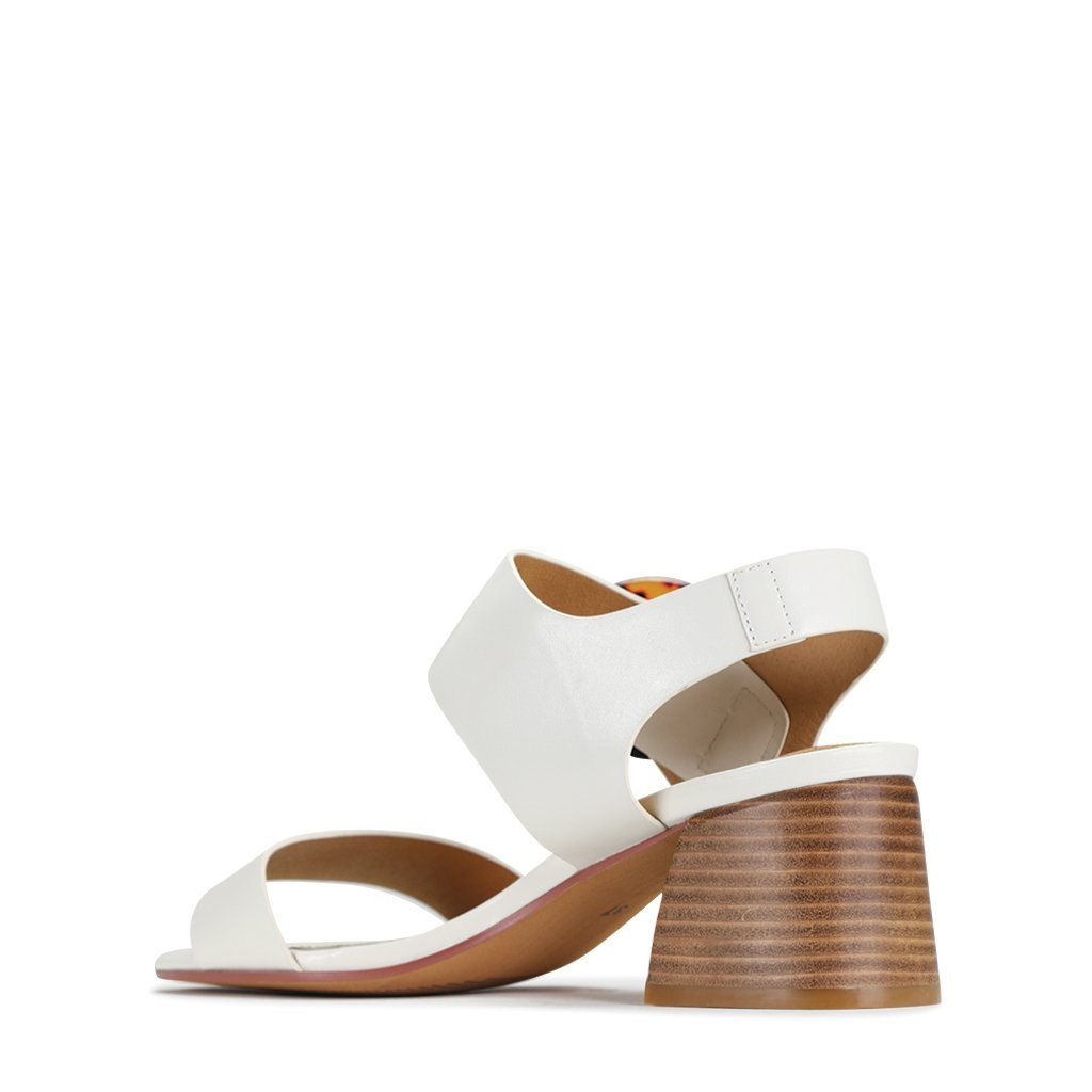 STATUS - EOS Footwear - Ankle Strap Sandals #color_off-white