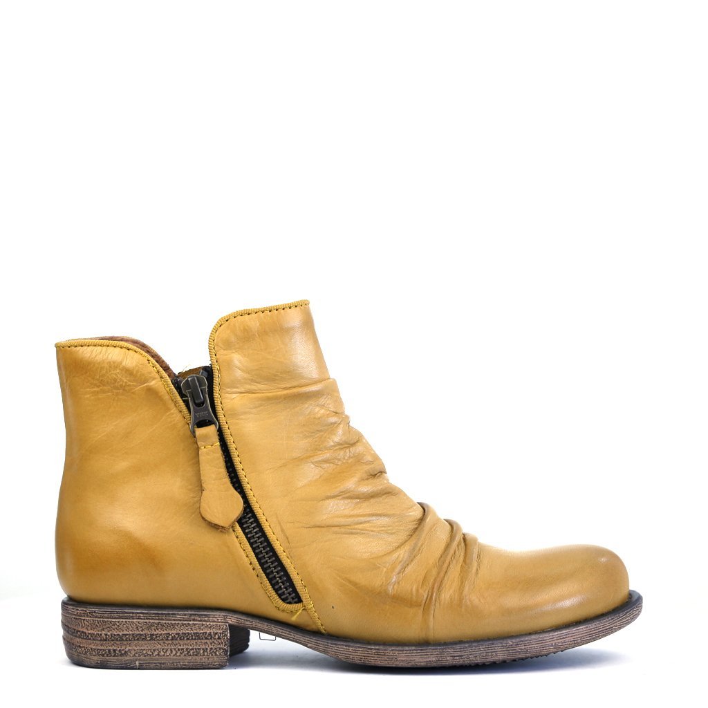 WILLET - EOS Footwear - Ankle Boots #color_Mustard