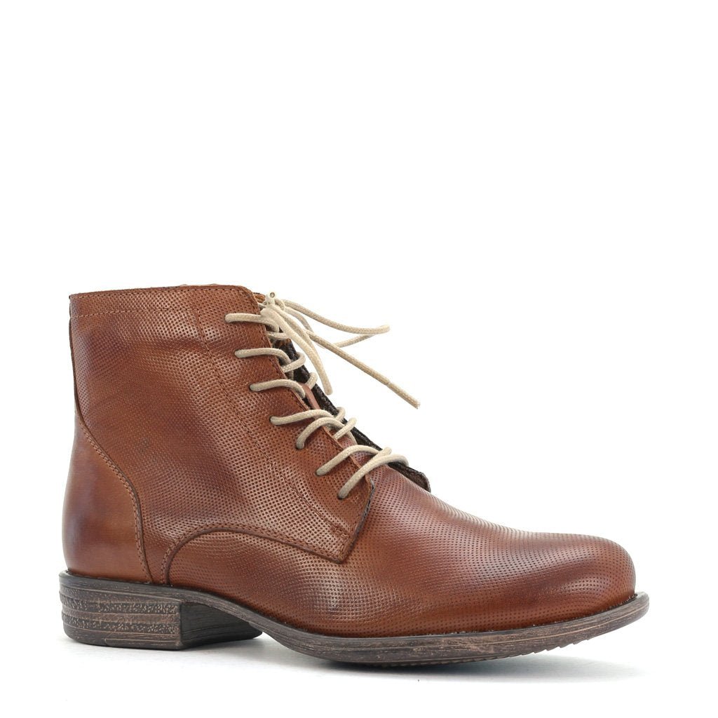 Witty Leather Ankle Boots - EOS Footwear - Ankle Boots #color_Brandy